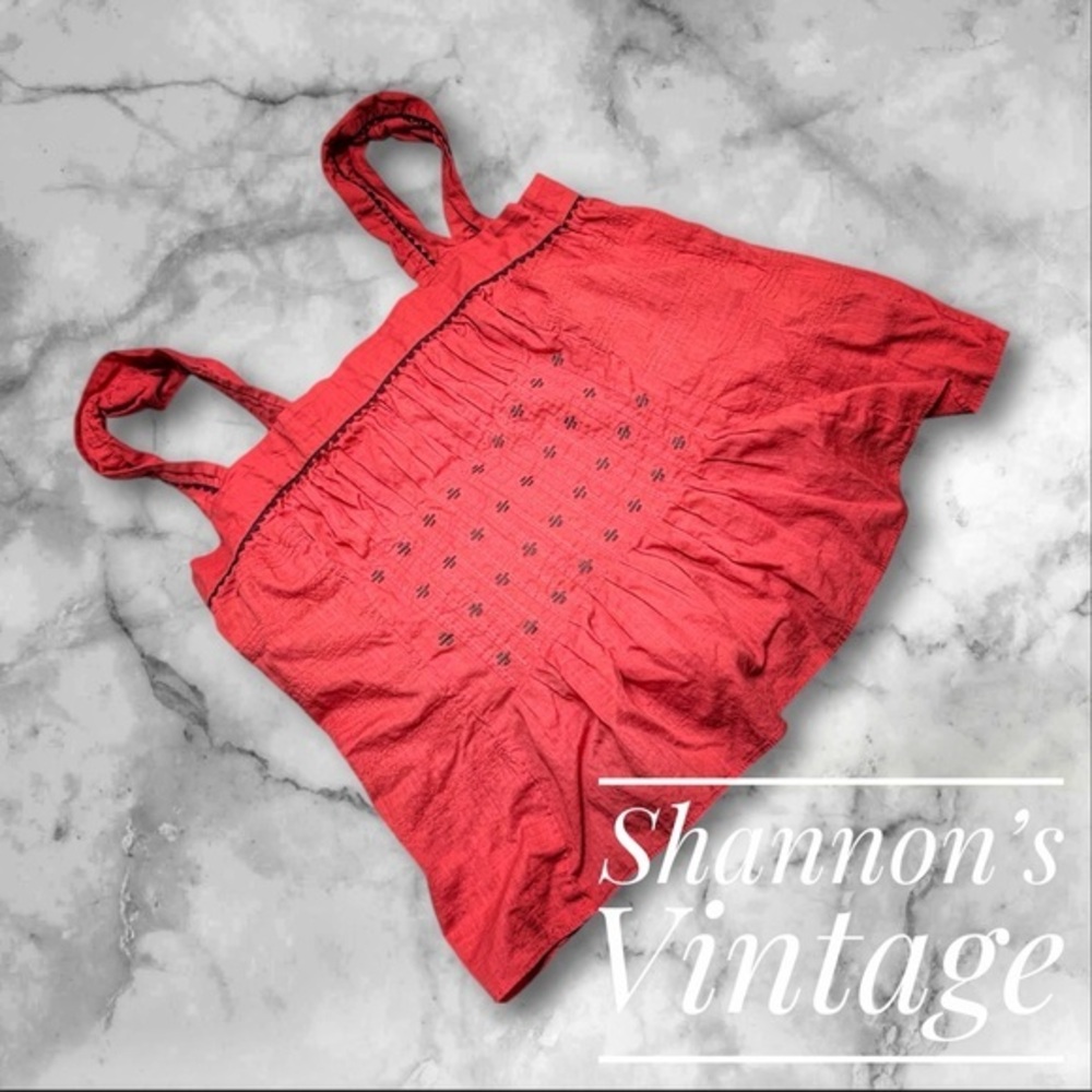 Floreat Anthropologie Women's Sz 4 Back Bow Tank Top Blouse A38